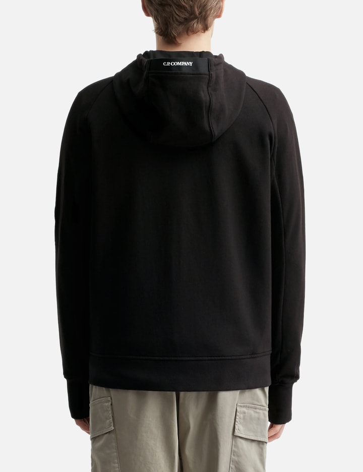 Diagonal Raised Fleece Hooded Sweatshirt