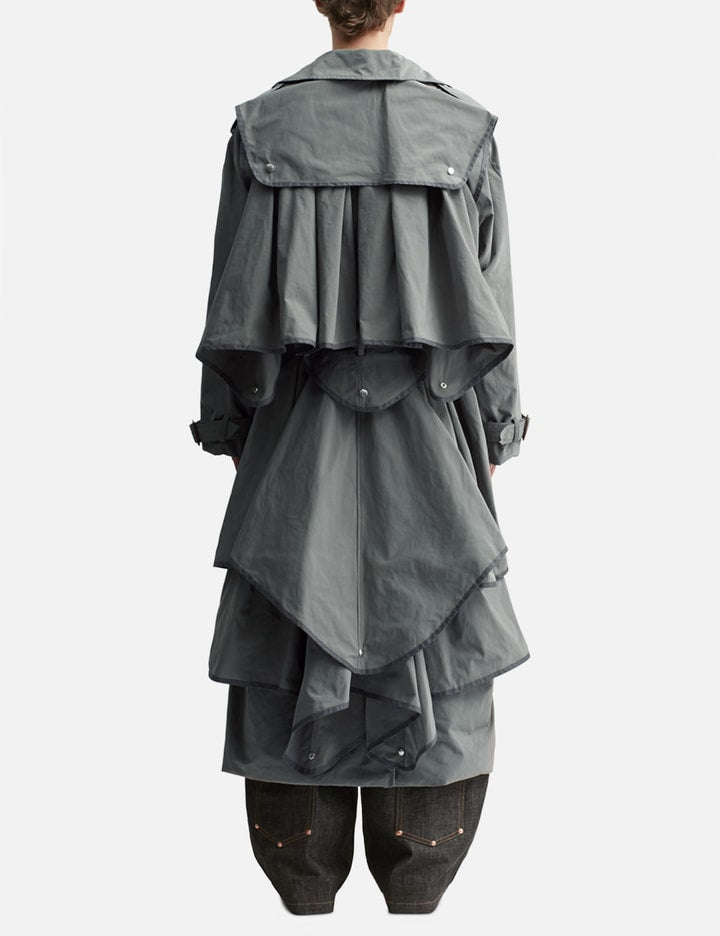 Draped Umbrella Trenchcoat