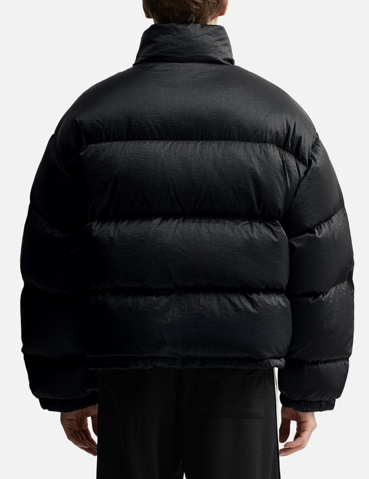 Cropped Nylon Ripstop Puffer