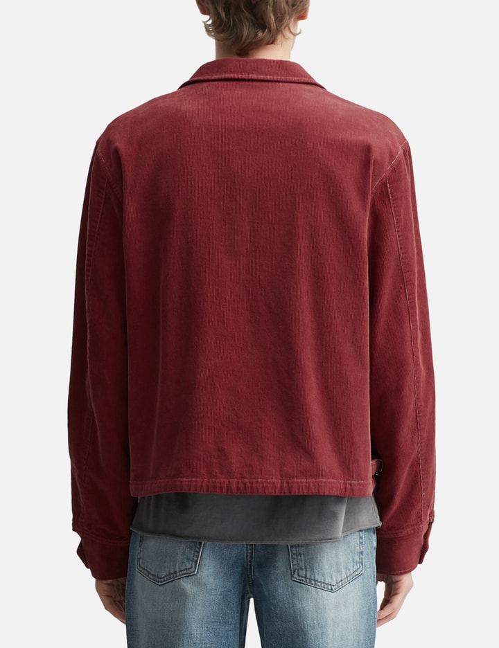 Garment Dyed Corduroy Zip Jacket