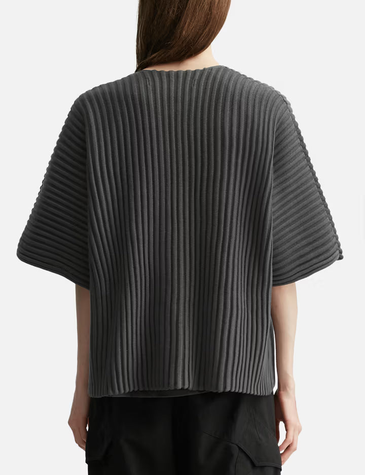 Ribbed Kimono Top