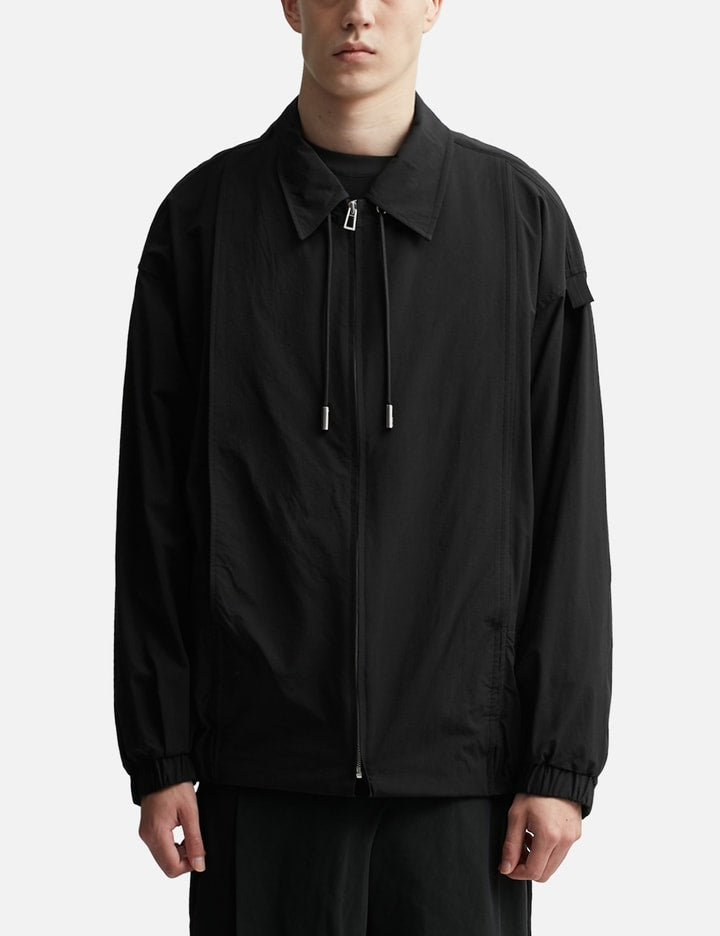 DOUBLE LAYERED ZIP UP SHIRT