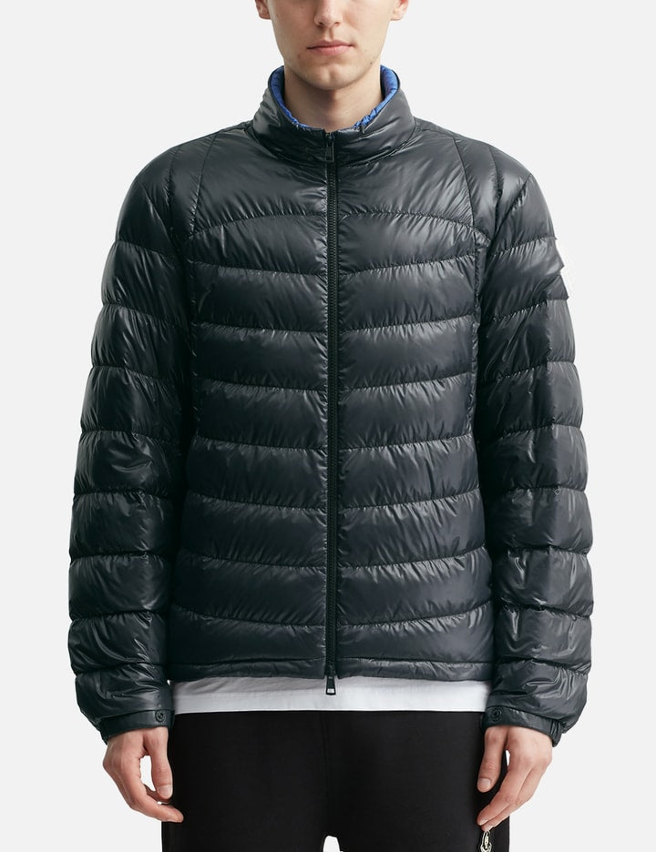 Galeso Hooded Curvy-Quilted Short Down Jacket