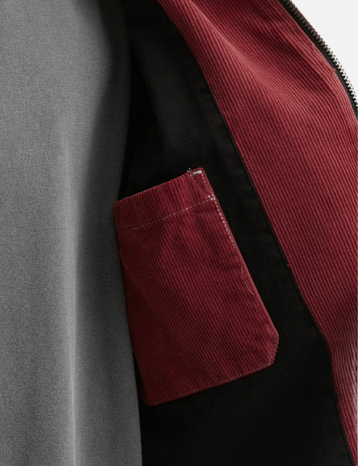 Garment Dyed Corduroy Zip Jacket