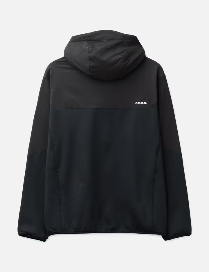 Grid Fleece Hybrid Hoodie