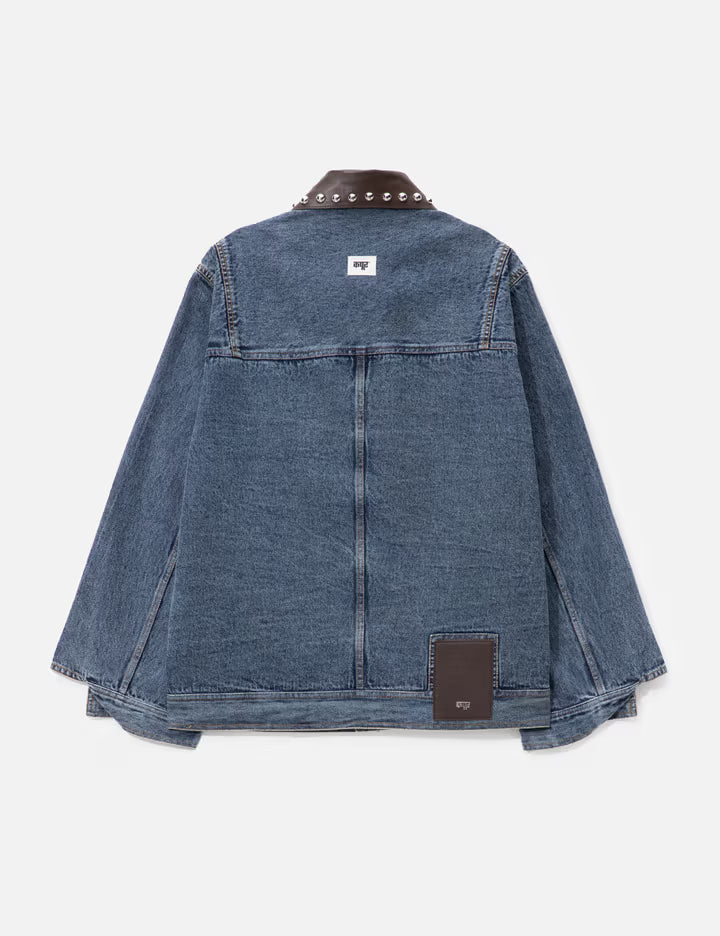 Mix Media Denim Jacket