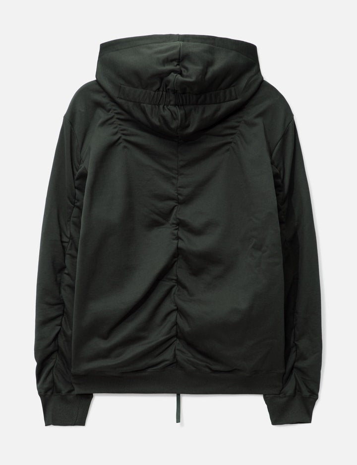 Pleated Hooded Sweatshirt