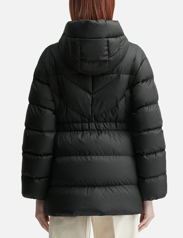 Brosse Diagonal-Quilted Hooded Short Down Jacket