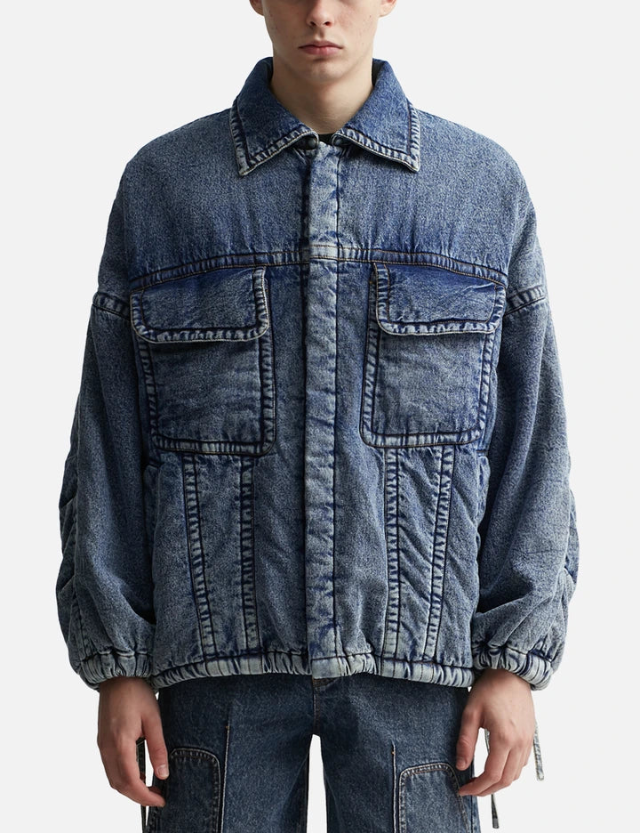 PADDED DENIM JACKET