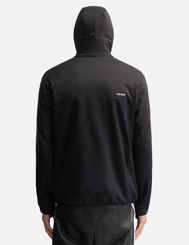 Grid Fleece Hybrid Hoodie