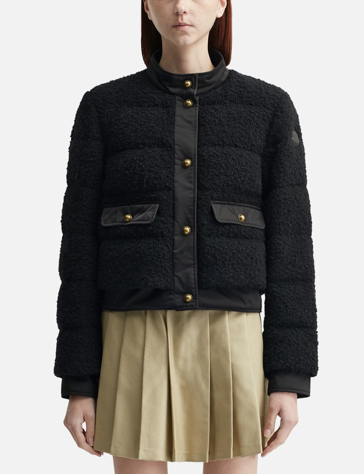 Blandy Wool Blend Bouclé Short Down Jacket