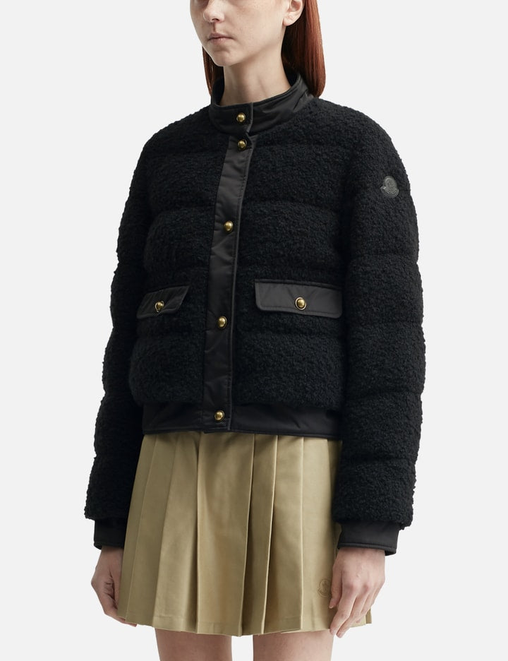 Blandy Wool Blend Bouclé Short Down Jacket
