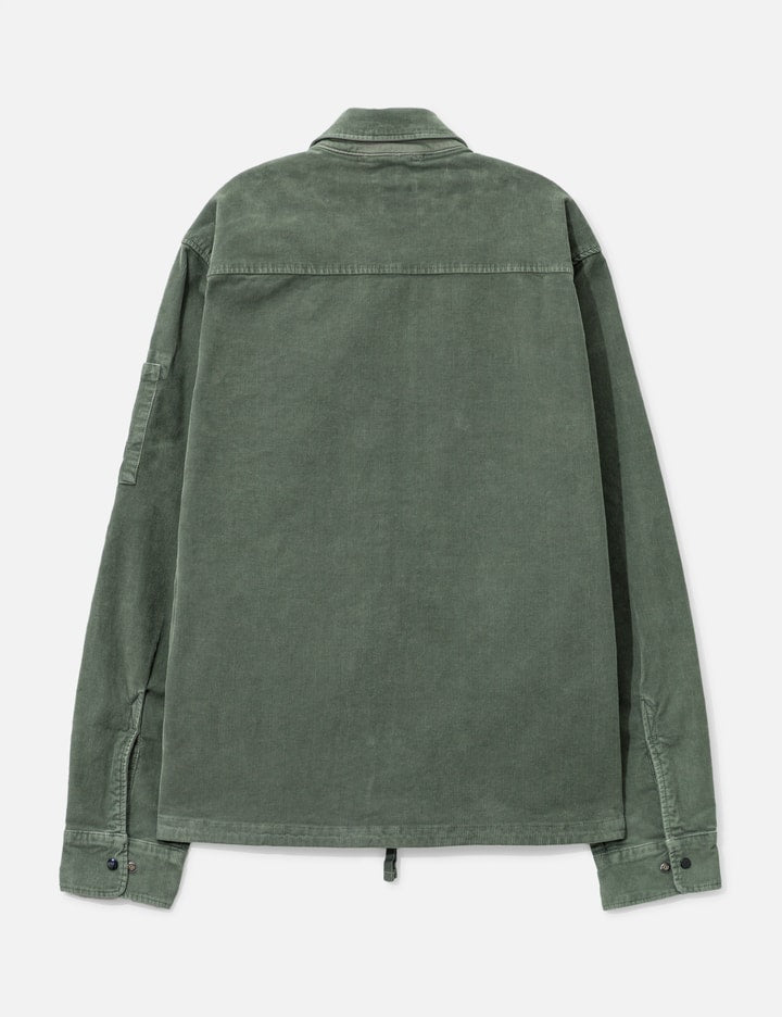 Corduroy Lens Zipped Overshirt