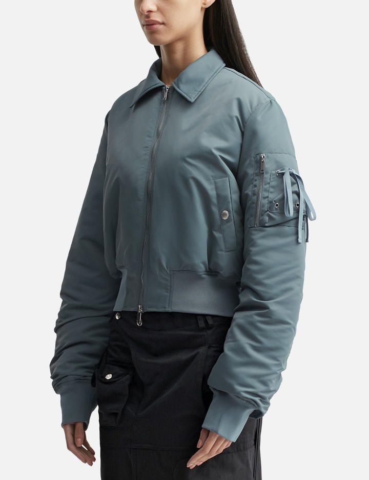 Cropped Bomber Jacket