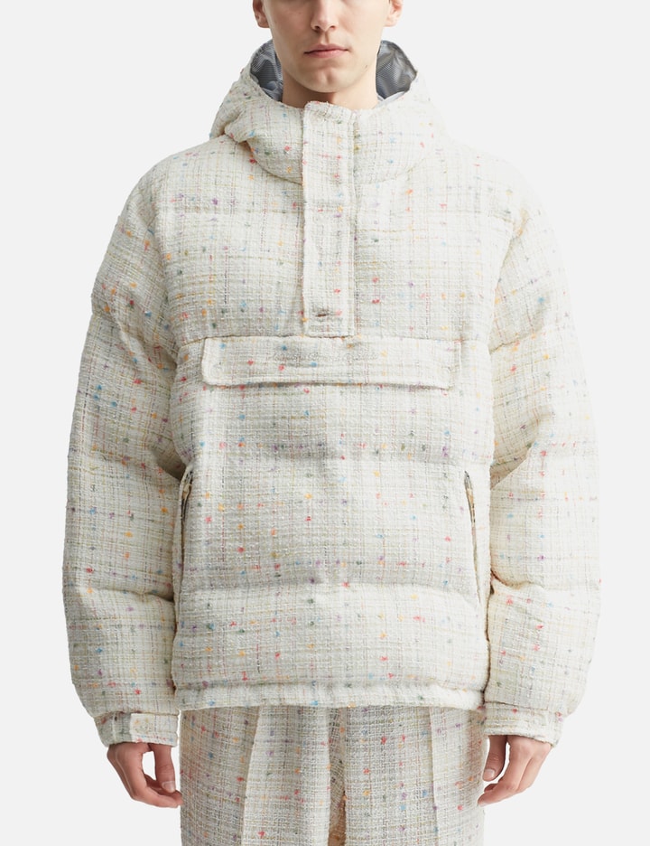 Abc. Tweed Hooded Puffer Jacket