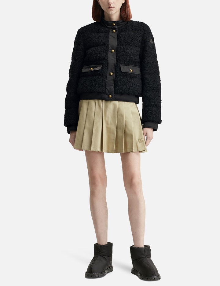 Blandy Wool Blend Bouclé Short Down Jacket