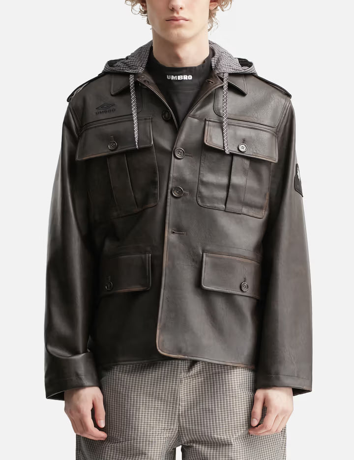 Umbro X Slam Jam Eco Leather Service Jacket