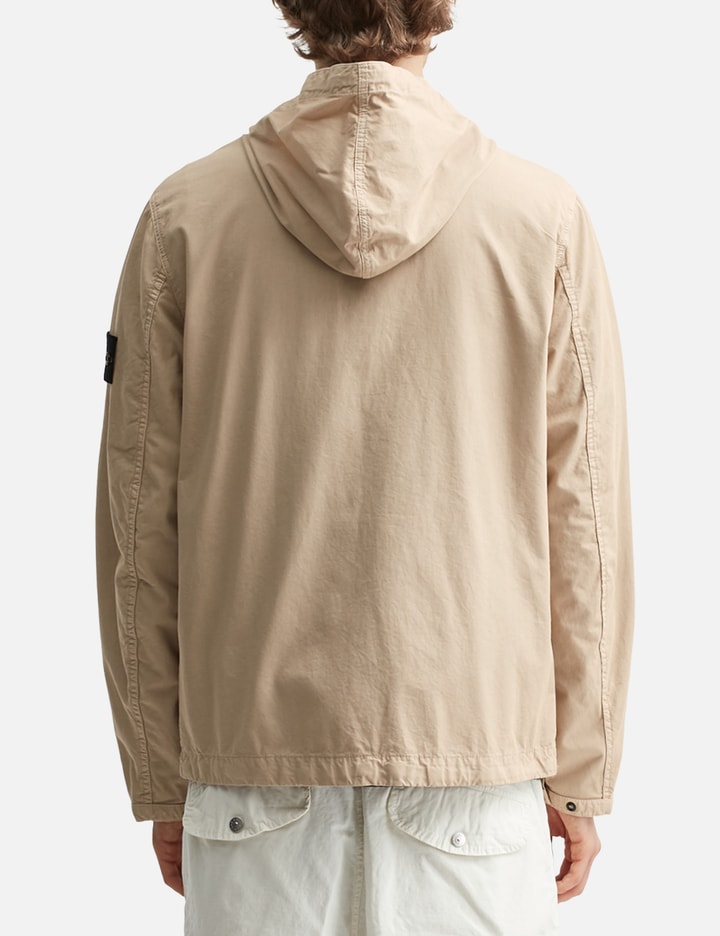 Canvas Weave Cotton Hooded Field Jacket