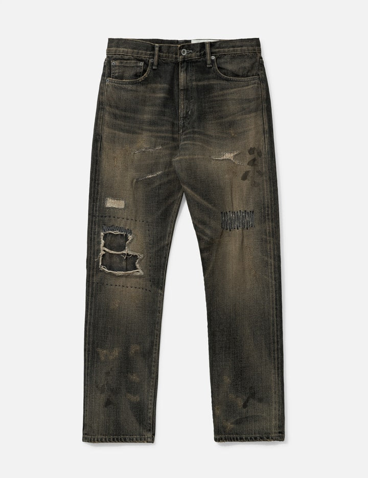 SAVAGE DENIM DP MID PANTS