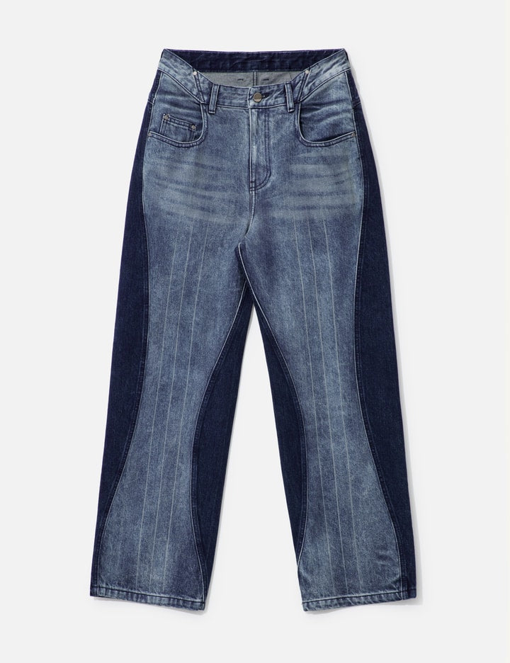 Mix Panel Jeans