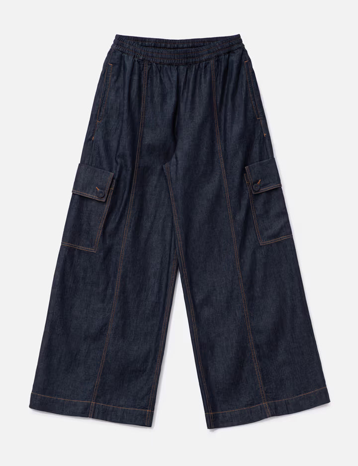 Light Denim Baggy Pants