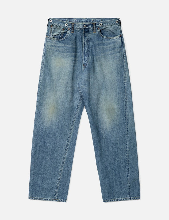No.22 Washed Wide Denim Pants