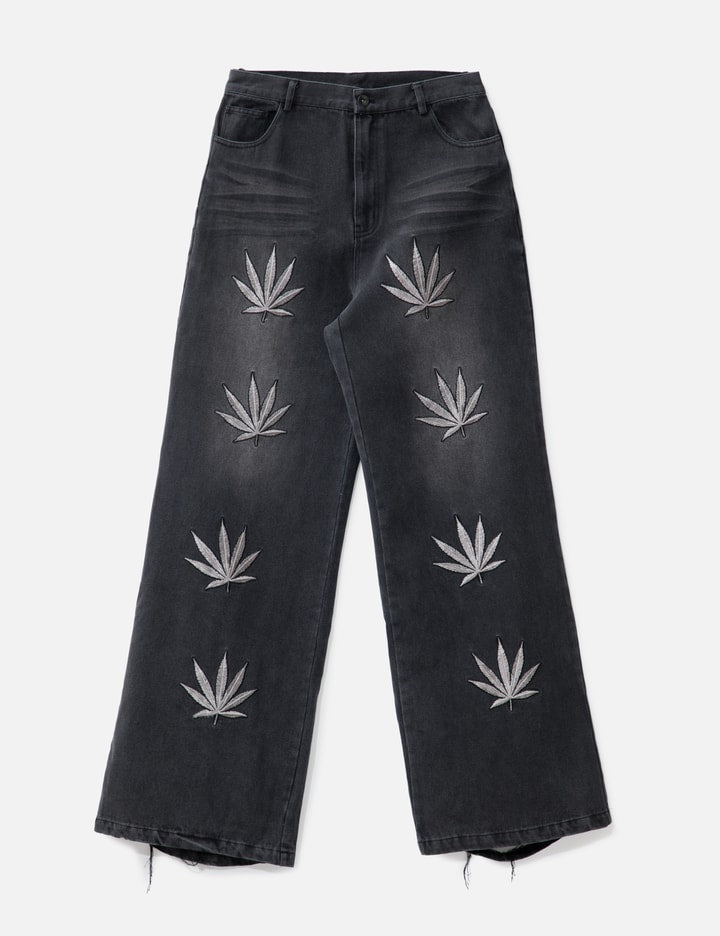 Flared Leaf Denim