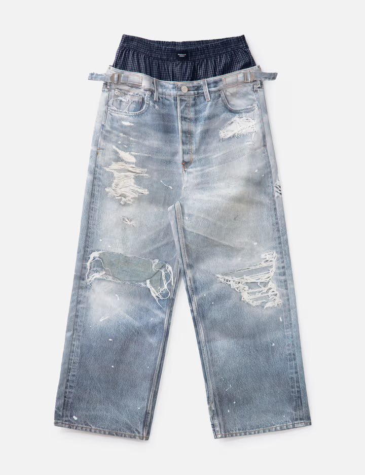 Trompe-L'œil Layered Pants