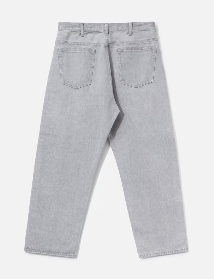 Unlikely Time Travel Jean Wide Gray Denim