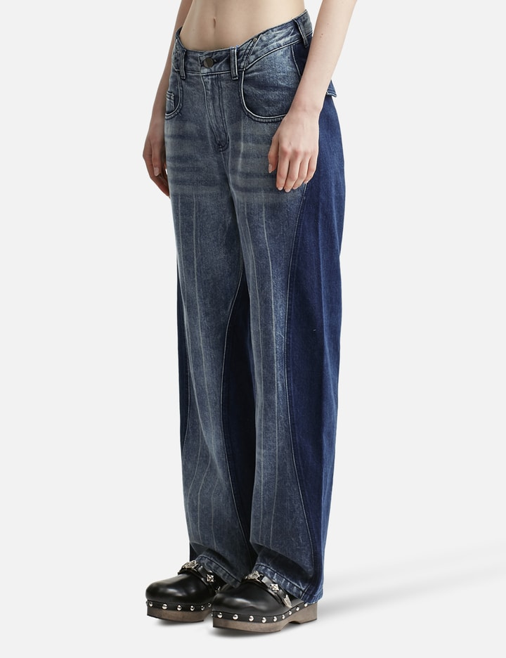 Mix Panel Jeans