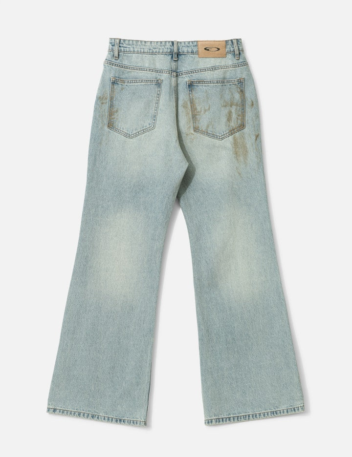 Light Blue Flared Fit Denim