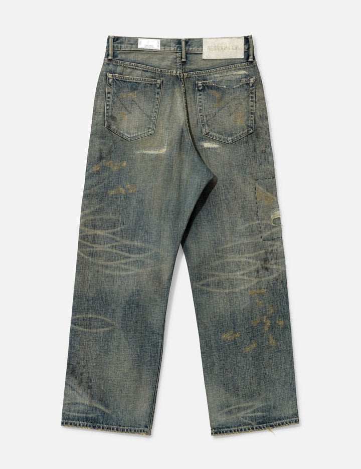 SAVAGE DENIM DP WIDE PANTS