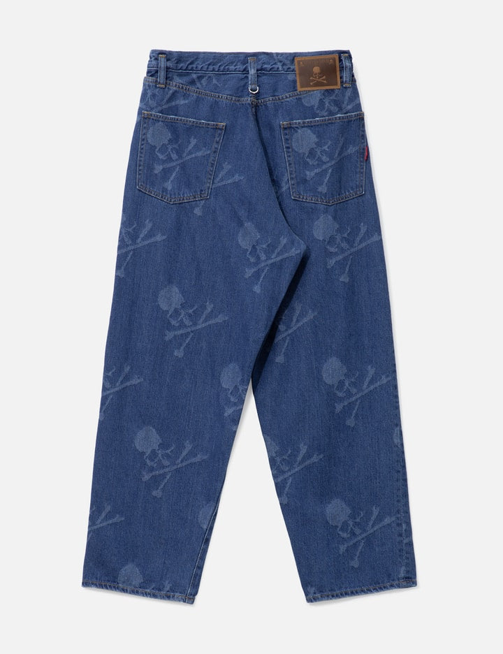 Monogram Wide Denim Pants