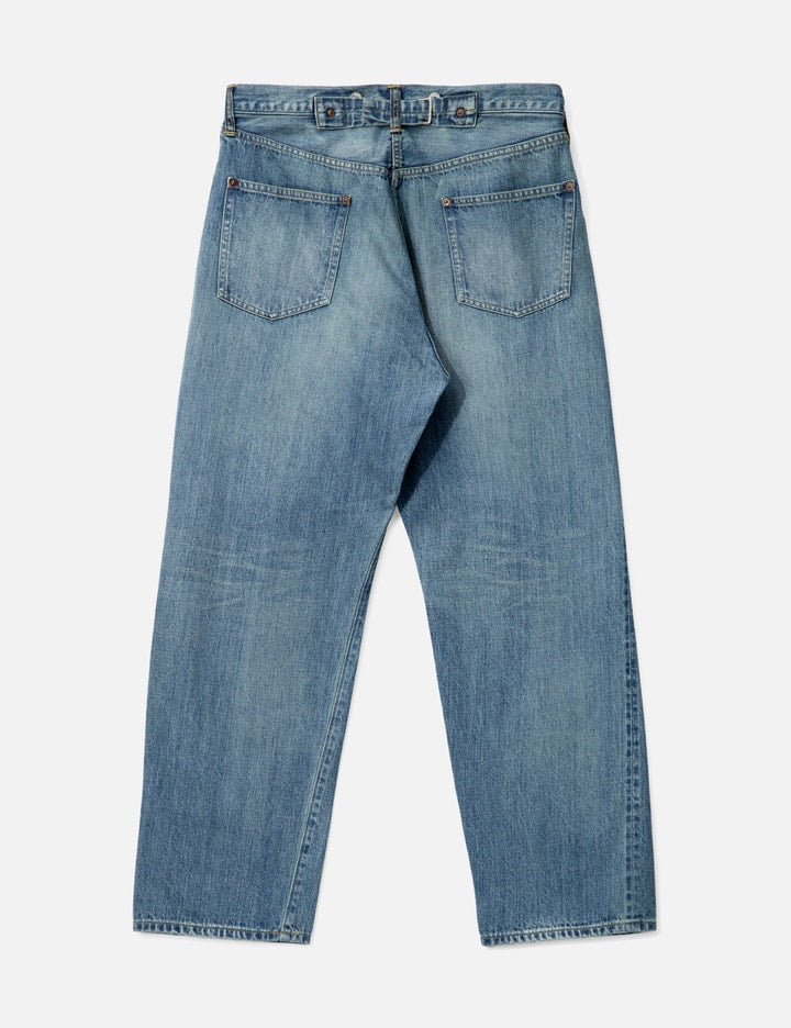 No.22 Washed Wide Denim Pants