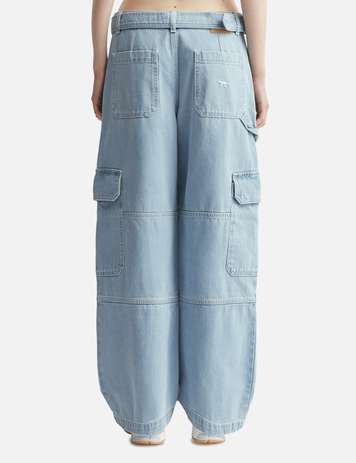 Belted Utility Denim Pants