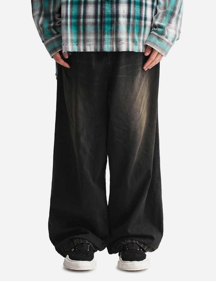 Light Denim Wide Pants
