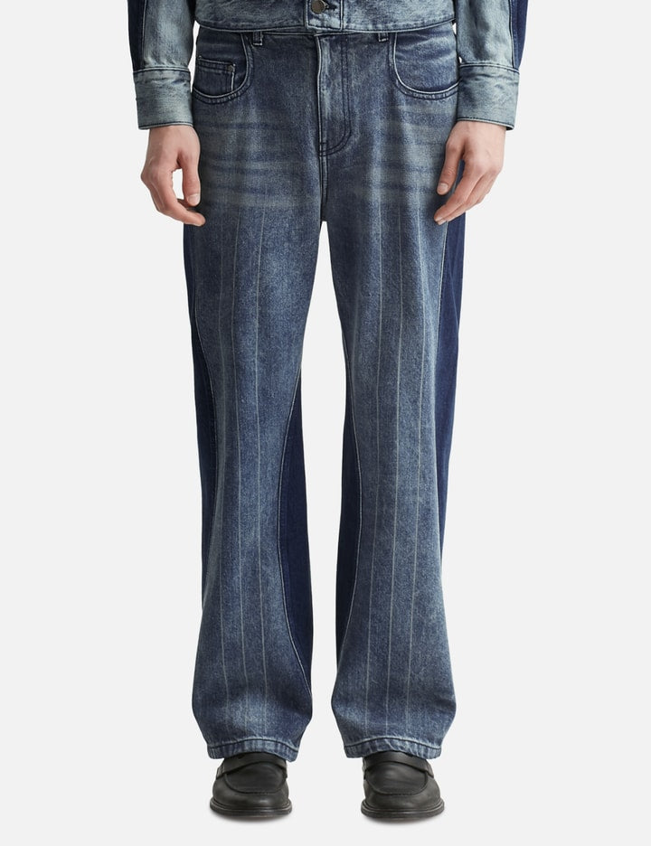 Mix Panel Jeans