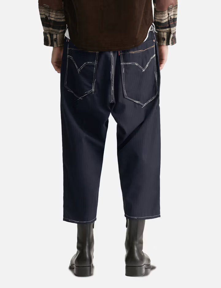 Junya Watanabe MAN X Levi's Wool Pinstriped Cropped Pants