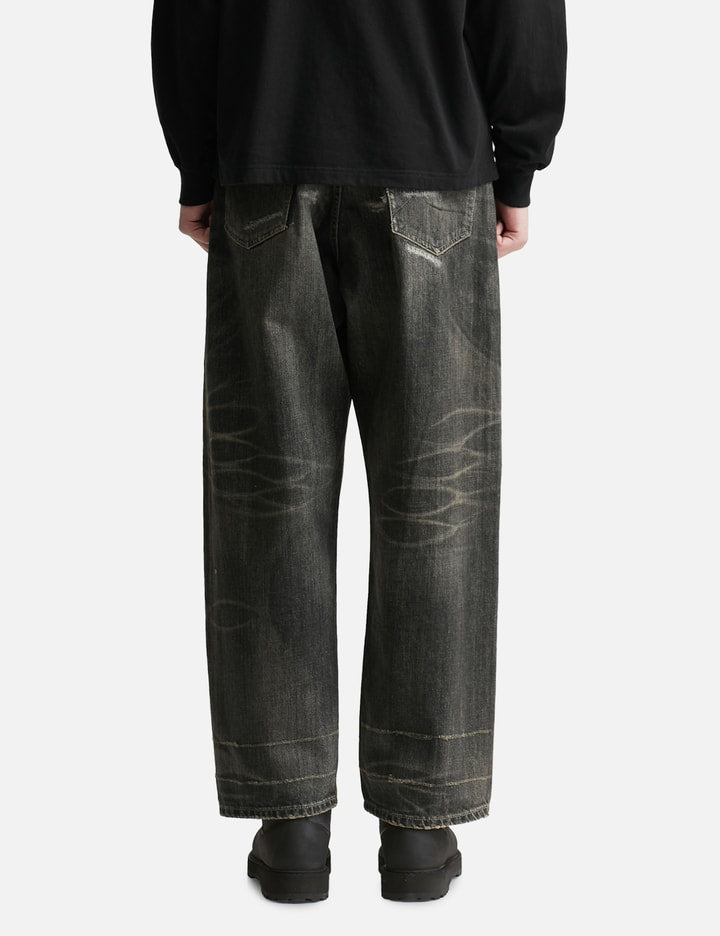 SAVAGE DENIM DP WIDE PANTS