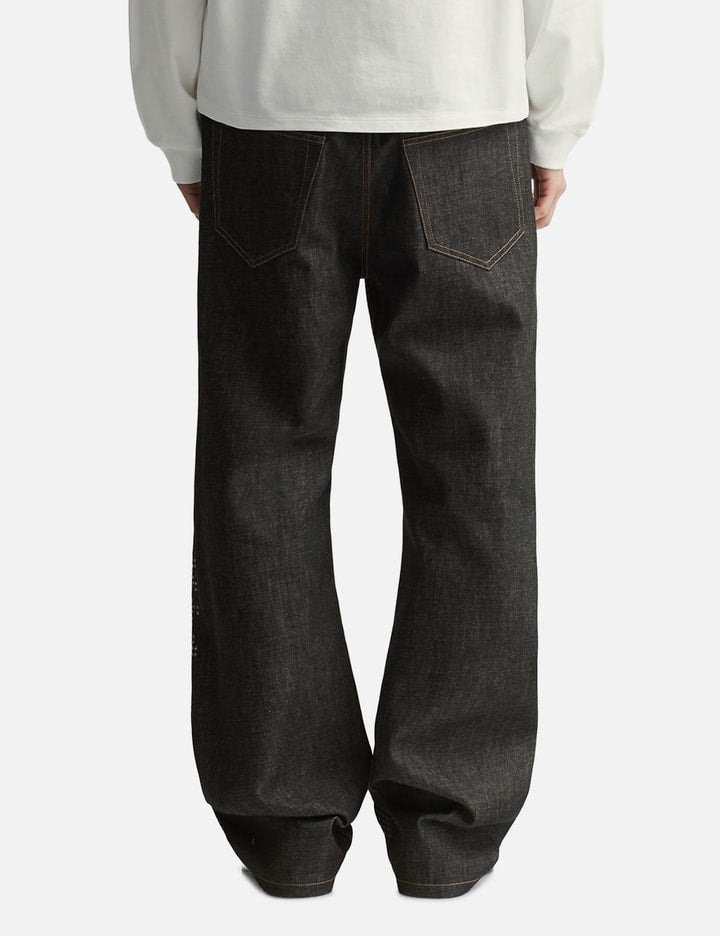 Laser Fade Pixel Denim