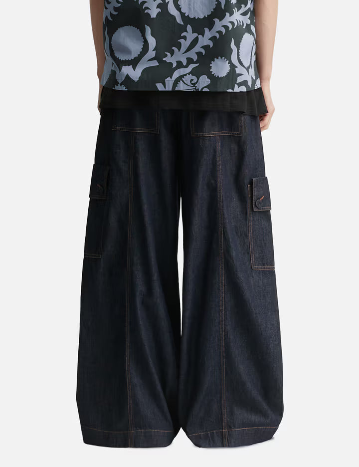 Light Denim Baggy Pants