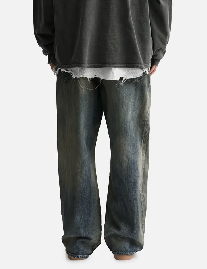 Aging Middle Straight 5P Denim Pants