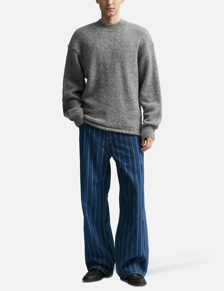 The wide de-Nîmes denim pants