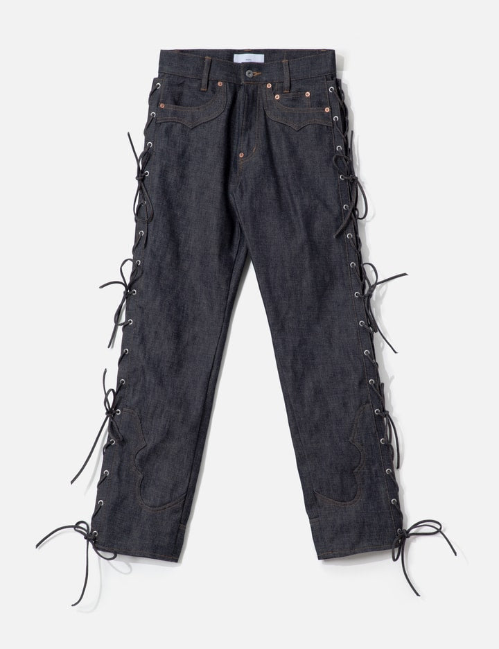 Rigid Biker Denim Pants
