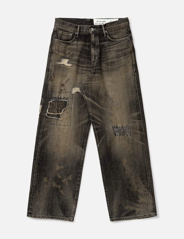 SAVAGE DENIM DP WIDE PANTS