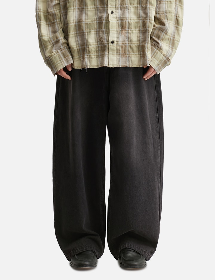 Washed Distressed Extended Cut Luft Jeans