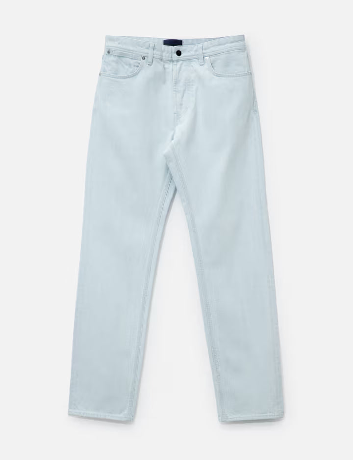 Indigo Denim Ultra Bleach Straight Jeans