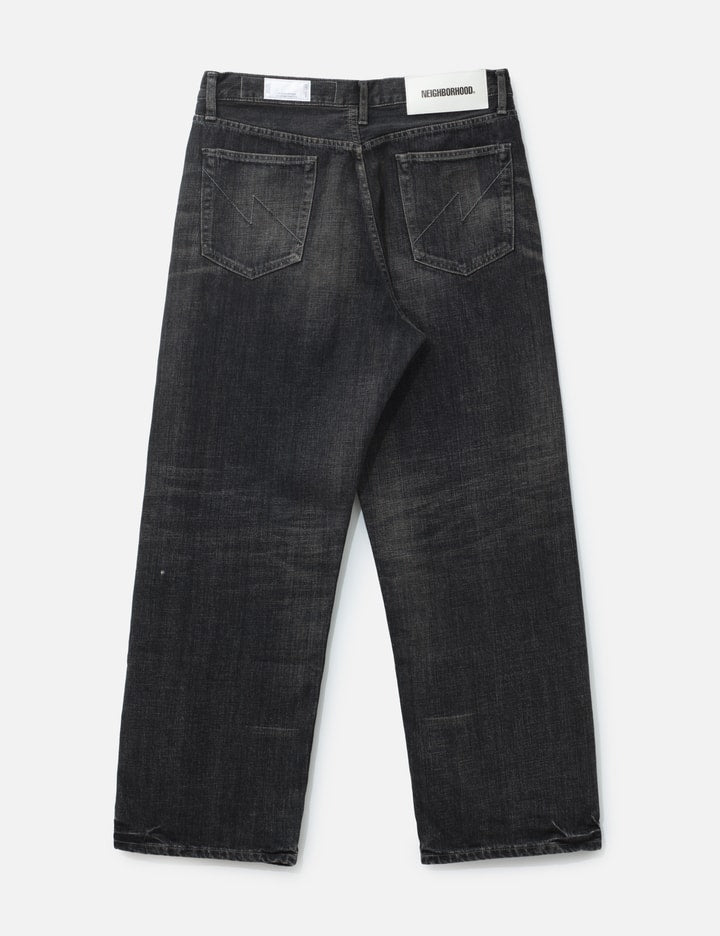 Washed Denim DP Wide Pants