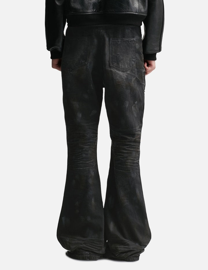 Mud Destroyed Wide Flare Jeans