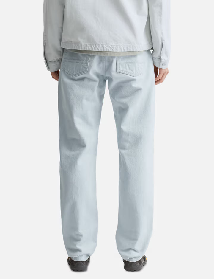 Indigo Denim Ultra Bleach Straight Jeans